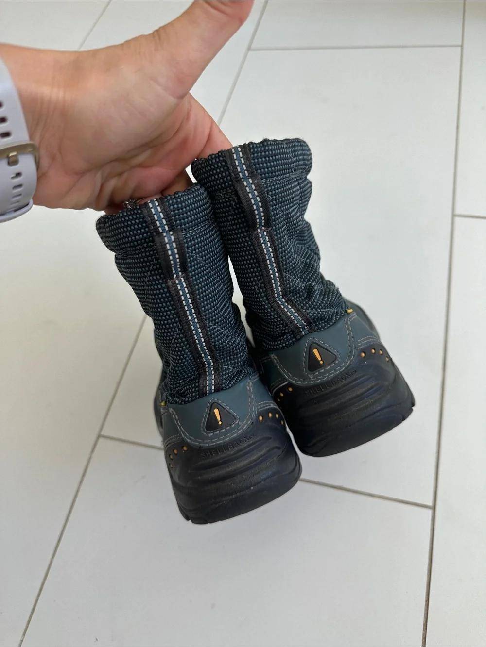 Keen Kids Dark Gray and Black Insulated Snow Boots 3